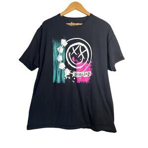 Blink182 Women's Short Sleeve Cotton Pullover Graphic T-Shirt Size 2XL B…